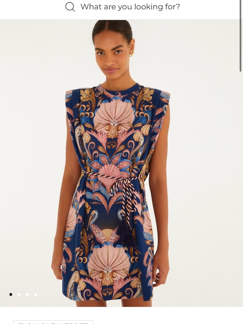FARM Rio tropical belted shirt dress. NWT (L) - Picture 5 of 5